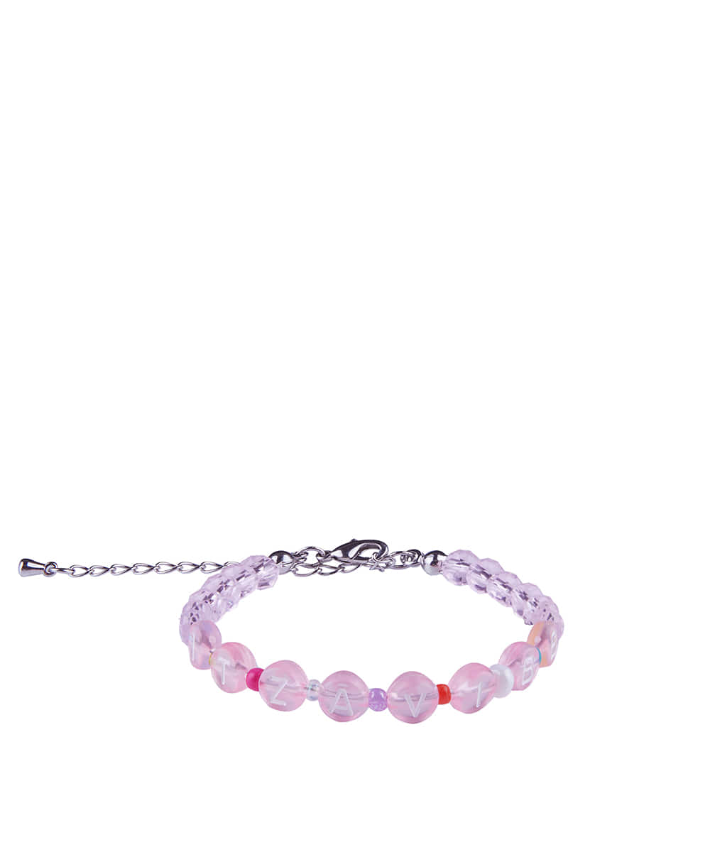 [i-ac21-006]Pink beads Bracelet